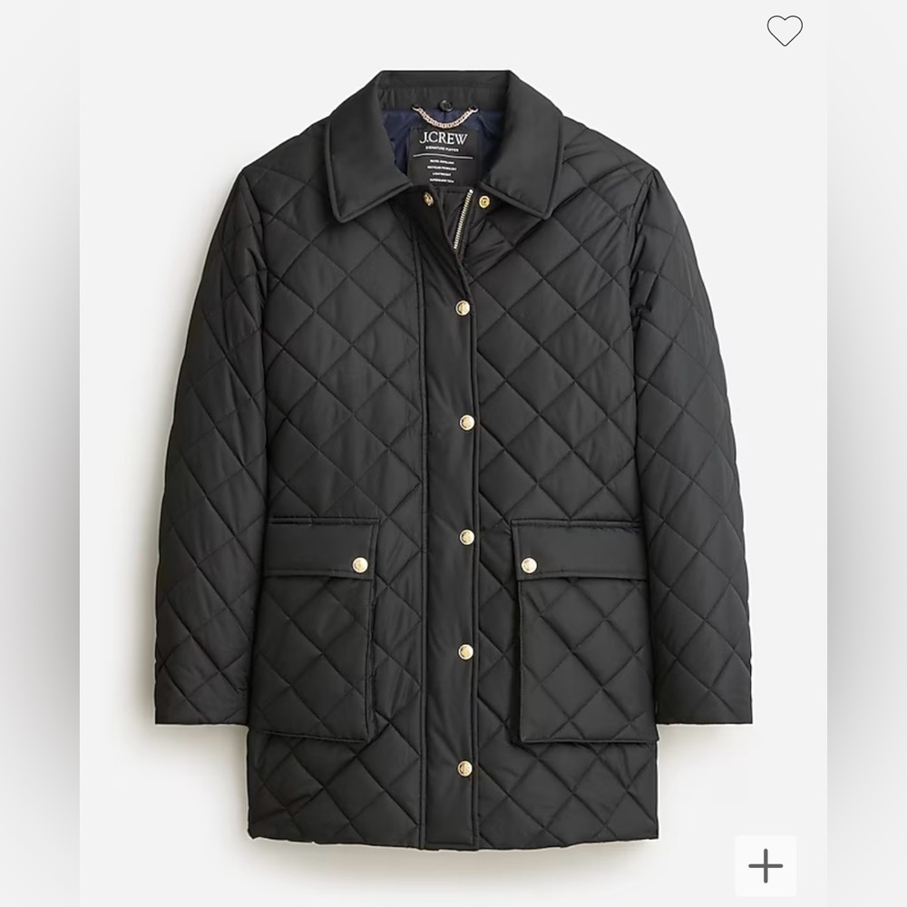 J.Crew Petite heritage quilted Barn Jacket™ with PrimaLoft®